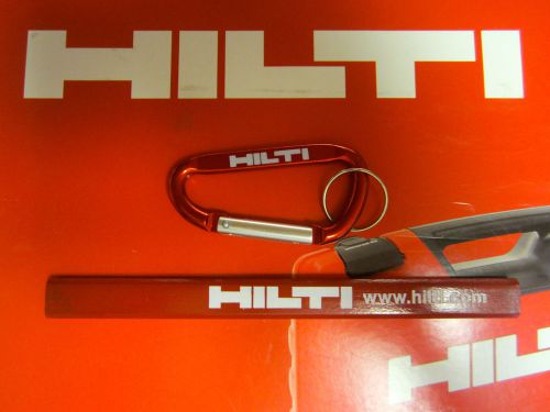 HILTI KEY RING &amp; HILTI CONSTRUCTION PENCIL, BRAND NEW, NEVER USED, FAST SHIPPING