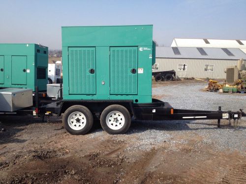 2006 cummins / onan genset 50 kw sound attenuated tested low hours single phase for sale