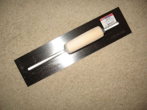 12&#034; x 4&#034; swedish stainless steel concrete trowel - made in the usa for sale