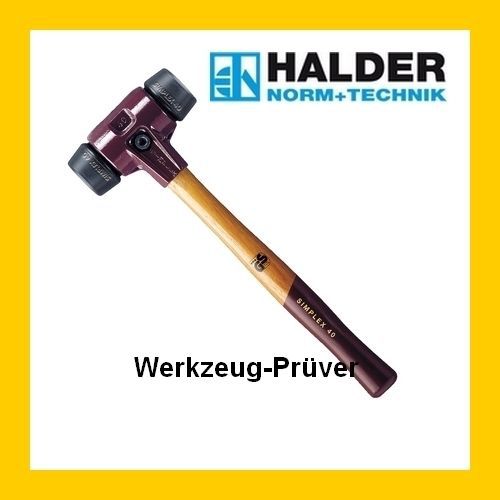 Simplex schonhammer 40mm 40 mm gummi schwarz 660gr. halder gummihammer hammer for sale
