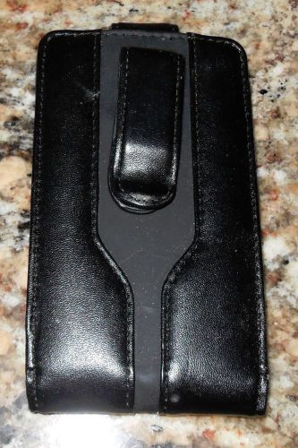 Faux leather velveteen smart phone ipod pda organizer slip cover case belt clip for sale