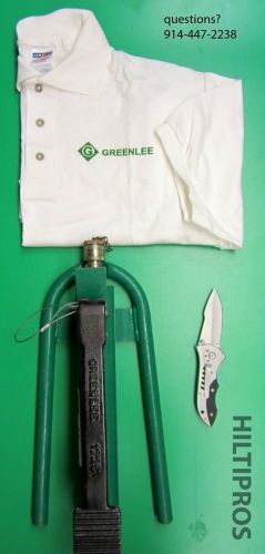 Greenlee 1725 hydraulic foot pump, great condition, free greenlee polo shirt for sale