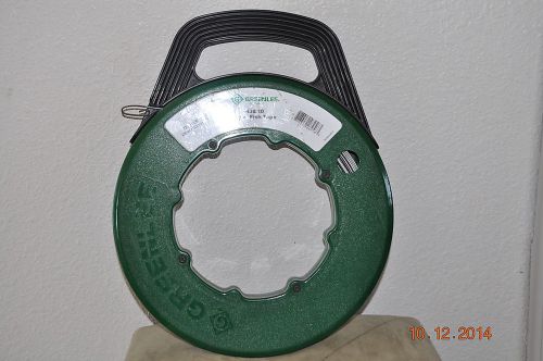 Greenlee 438-10 125&#039; x 1/8&#034; x 0.060&#034; steel fish tape for sale