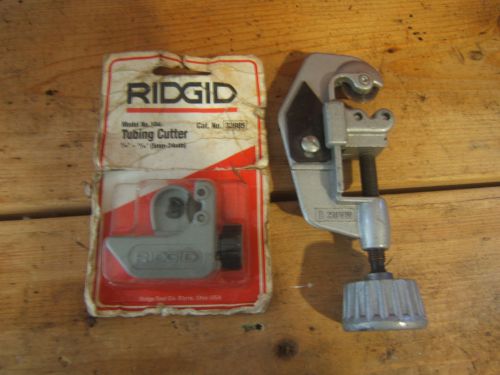 ridgid #104 tube cutter and a second bigger cutter