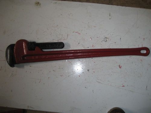 Ridgid 36&#034; pipe wrench good condition- sharp jaws for sale