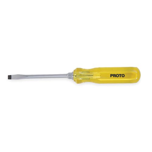 Screwdriver, Slotted, 1/4x6 In, Round J9607C