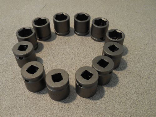 12 NEW APEX COOPER 16MM03 IMPACT SOCKET 16mm X 3/8&#034; SQUARE DRIVE MADE IN USA