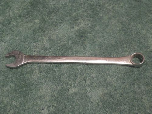 S-K 1 1/4 Combination BOX/OPEN END WRENCH 17.5&#034; LONG C-40 Made In The USA