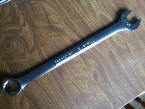 Craftsman industrial part # 23445, 12 pt, combination wrench 1-1/8&#034;, 15-1/2&#034; oal for sale