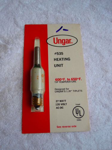 Vintage UNGAR USA #535 Heating Unit Soldering Iron Tiplet NOS MIP