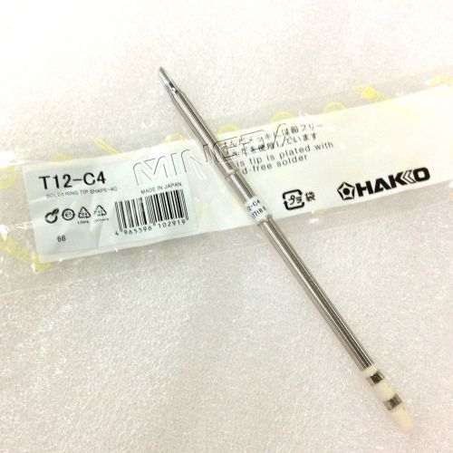Free shipping! 2pcs t12-c4 lead-free soldering iron tips for hakko fx-951 for sale