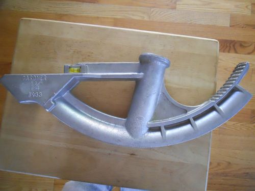 Gardner pipe bender 1-1/4&#034; emt 933  aluminum for sale