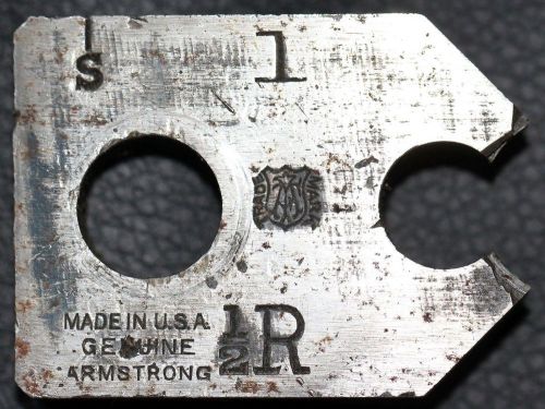 American made pipe threader die heads  1/4 ,  1/2 ,  3/4  &amp; 1&#034; right armstrong tools +heads for sale