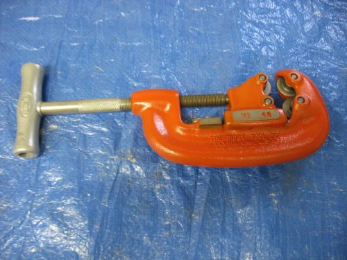 RIDGID No 42 Pipe Cutter 4 Wheel 1/2&#034; to 2&#034; Capacity Very Good