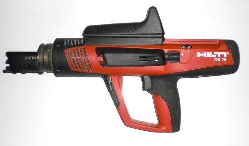 Hilti dx-76 powder actuated decking tool with x-76-f-n15 guide made in austria for sale