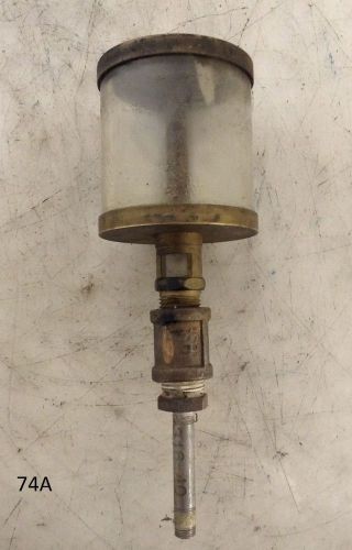 Lunkenheimer No. 5 Fig 1300 Sentinel 3.5&#034; x 3.25&#034; Hit &amp; Miss Engine Glass Oiler