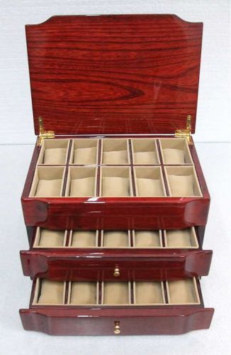 (New) Cherry Wood Gerstner Jewelry Box