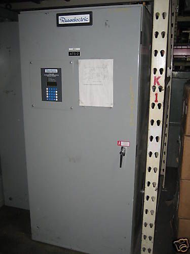 RUSSELECTRIC 2000 AUTOMATIC TRANSFER SWITCH 260A 4P
