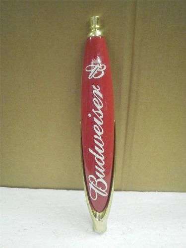 BAR SUPPLIES- BUDWEISER PLASTIC &amp; METAL BEER TAP HANDLE- GOOD CONDITION- L144