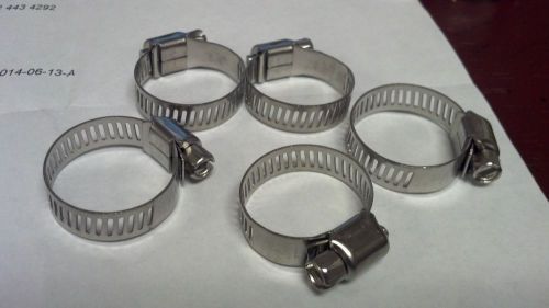 CLAMPS, CLAMP-WORM,  Adjustable Stainless, 1/2&#034; to 1-2/16&#034;, PART# 1066073