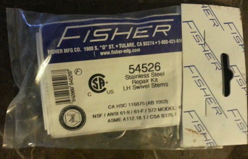 Fisher 54526 stainless steel repair kit left hand swivel stem for sale