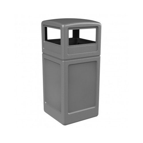 Commercial Trash Can Dome Lid Cover Container Waste Receptacle Indoor Outdoor