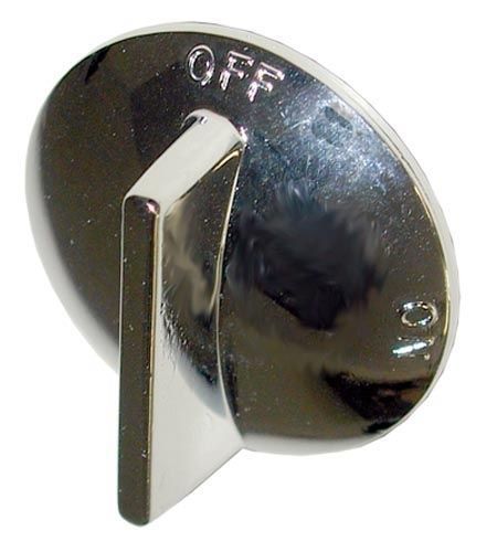 Chrome Burner Knob Type &#034;D&#034; Gas Appliance Standard NEW Range Griddle Commercial