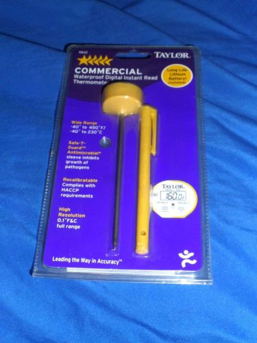 Taylor Commercial Waterproof Digital Instant Read Thermometer 9842