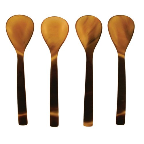 Be Home Mixed Horn Wide Spoon Set of 4