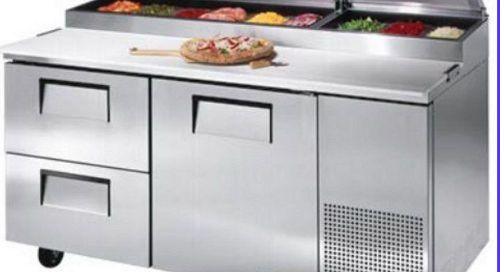 Atosa 67&#034; wide 1 door  2 drawer pizza prep refrigerator mpf8205 , free shipping for sale