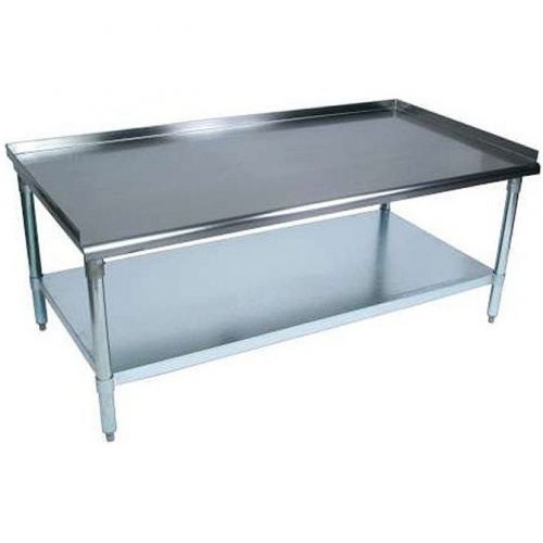 Equipment stand 30 x 48 stainless steel / grill stand raised edge for sale