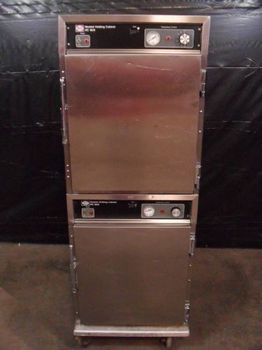 (2) Henny Penny HC-900 half size heated holding cabinets stacked