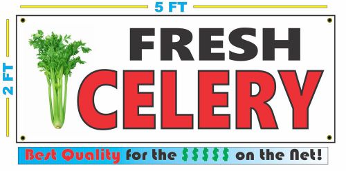 Full Color FRESH CELERY BANNER Sign NEW Larger Size Best Quality for the $