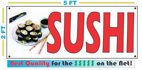SUSHI BANNER SIGN New Size 4 Restaurant Sushi Bar Buffet Take Out