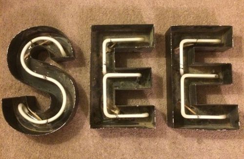 Neon Channel Letters &#034;See&#034;