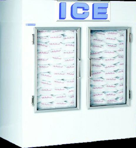 New polar temp indoor ice merchandiser 670g, cold wall glass door - 65 cu ft for sale