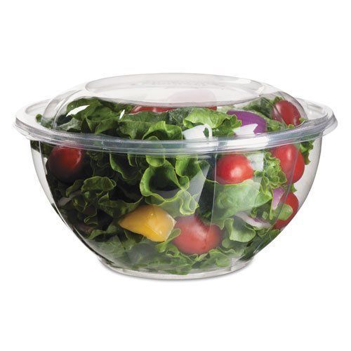 Eco-Products Salad Bowls with Lids  Plant-Based Plastic  32 oz  Clear - Includes