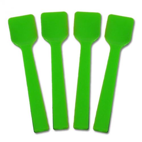Green Plastic Gelato Spoons - 3,000 / Case