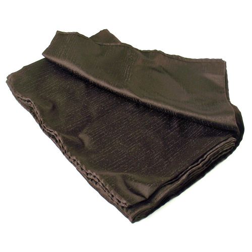 Snap drape lot of 2 71” square tablecloths brown 48659 for sale