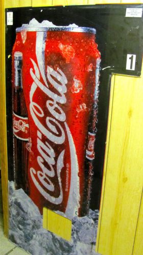 Coca Cola sign for Dixie Narco can drink machine
