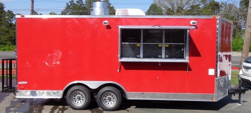 Concession trailer 8.5&#039;x18&#039; red - event vending catering food for sale