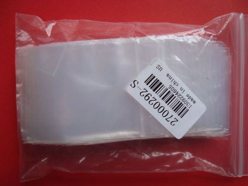 100 pcs 1.5&#034;x2&#034; clear zip lock plastic bags new