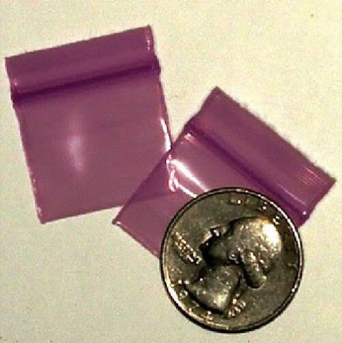 100 Purple Baggies 1034 ziplock 1 x 3/4&#034; Apple® brand