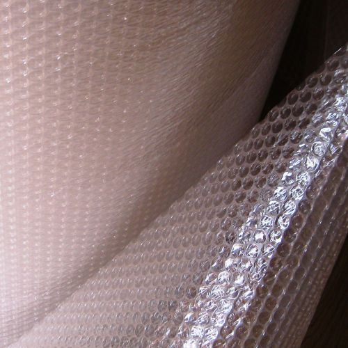 LARGE THICK AIR BUBBLE WRAP CLEAR 3 LAYERS BOTH SMOOTH STRONG SHIPPING  PROTECT