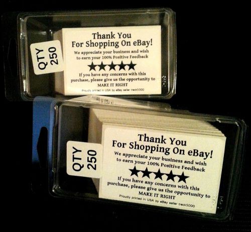 Qty 500 Thank You For Your eBay Purchase FB Label Sticker 3&#034; x 2&#034;