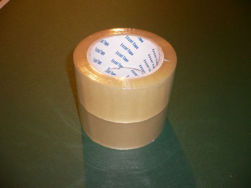 CLEAR PACKING / SHIPPING TAPE - 2 ROLLS - BEST REVIEWS!