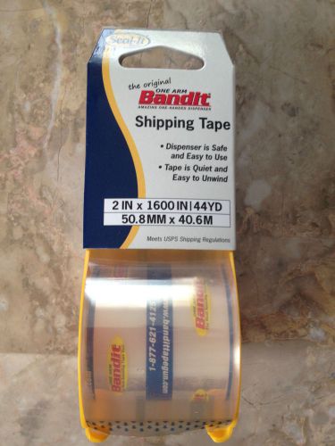 6 ROLLS,  SEAL-IT SHIPPING TAPE 2&#034; X 1600&#034; 44yd ROLL   50.8MM X40.6M