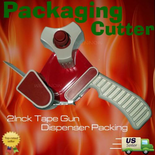 2 Pack 2 INCH TAPE GUN DISPENSER PACKING PACKAGING CUTTER NEW