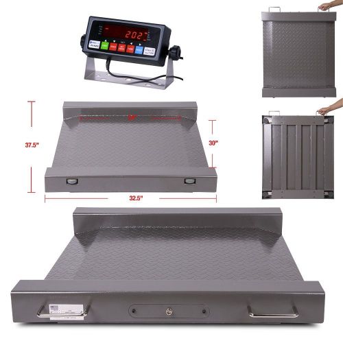 New sturdy ultra portable 1000lb/0.2lb drum scale/ wheel chair scale w/indicator for sale
