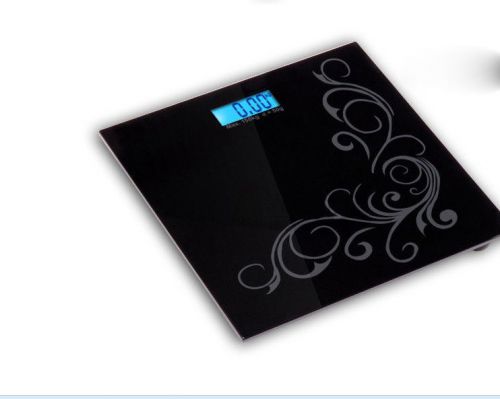 #5 Electronic Digital Black Glass Designed Body Health Weight Scale
